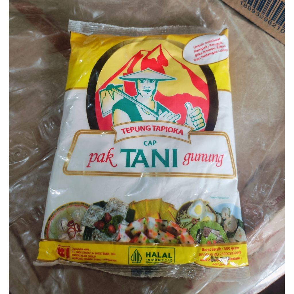 

GROSIR TEPUNG SAGU TAPIOKA CAP PAK TANI GUNUNG 500g