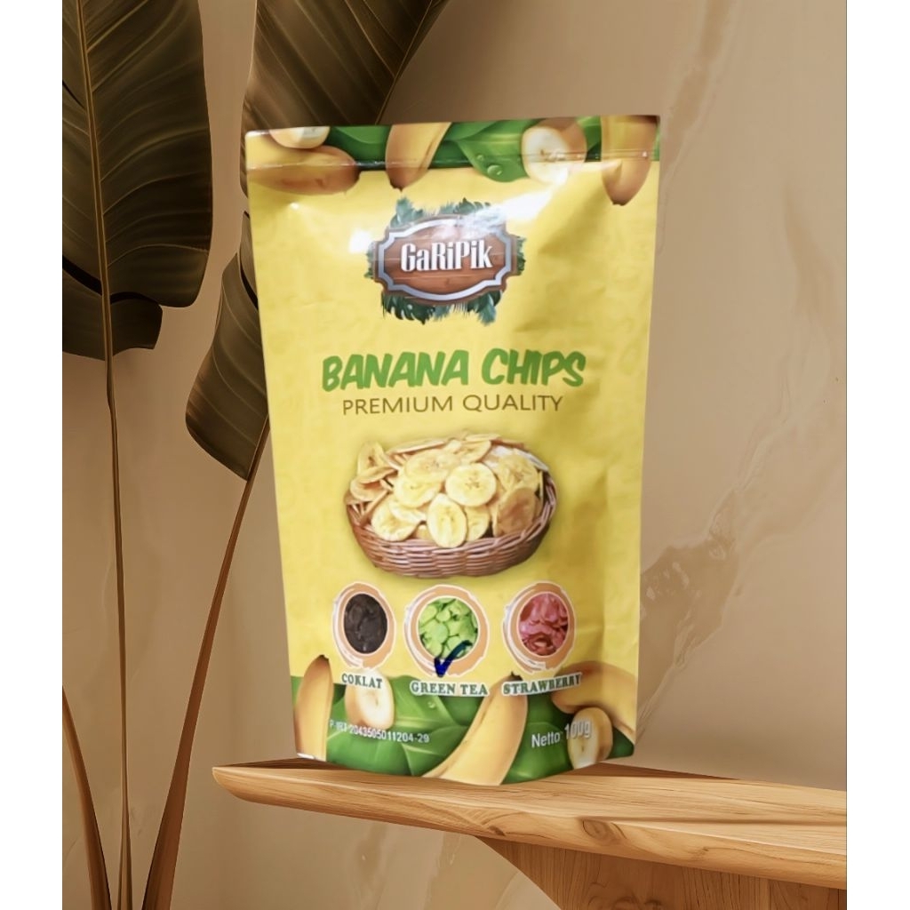 

Garipik Kripik Pisang Coklat Lumer Oven