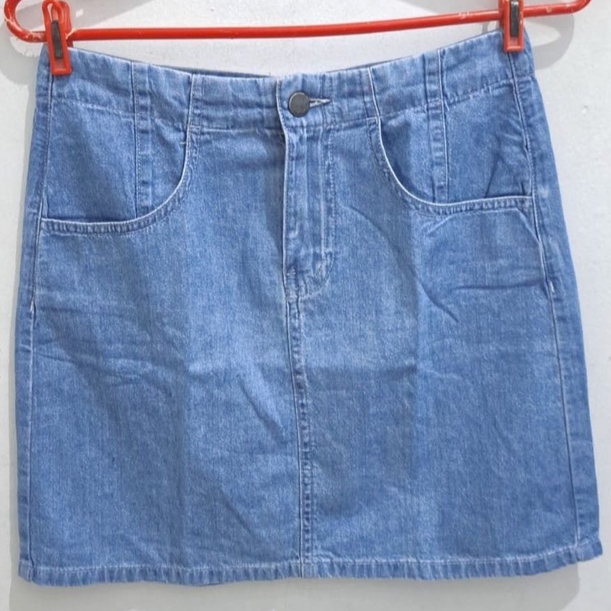 Colorbox Light Denim Skirt (Rok Denim Colorbox perempuan)