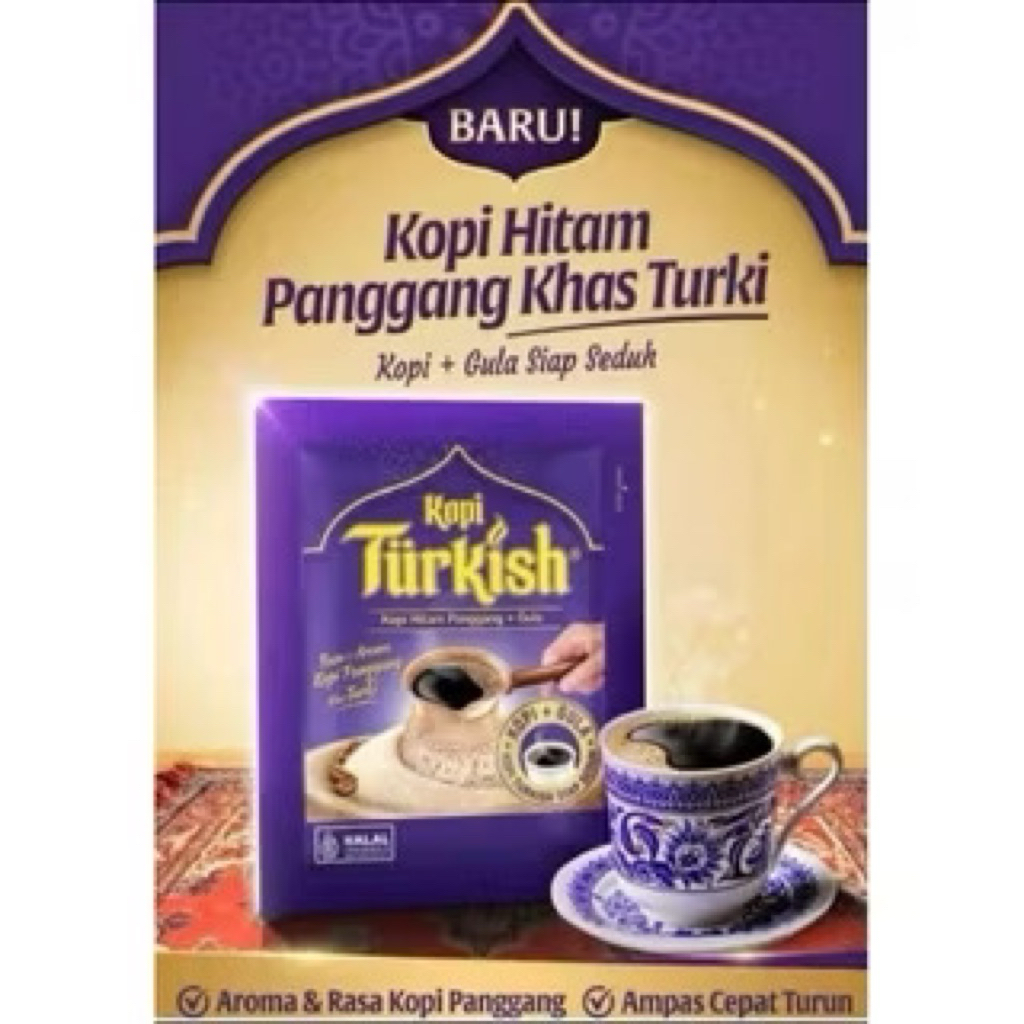

Kopi Turkish, kopi turki torabika,10 saset ( BARU )