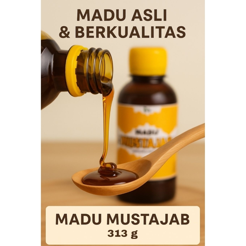 

MADU MUSTAJAB 313GRAM MADU MURNI & DO'A DO'A PENYEMBUH