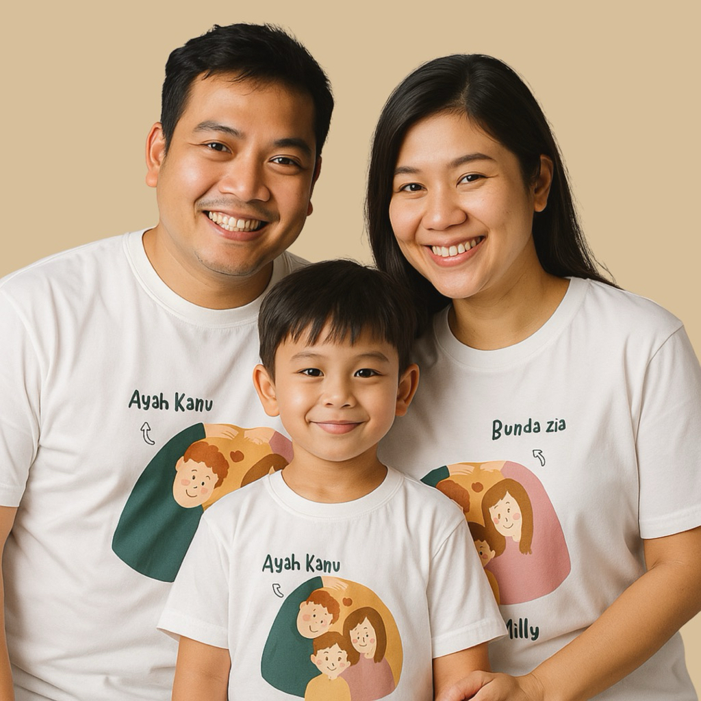 Kaos Keluarga Tambah nama / Kaos Family Gathering