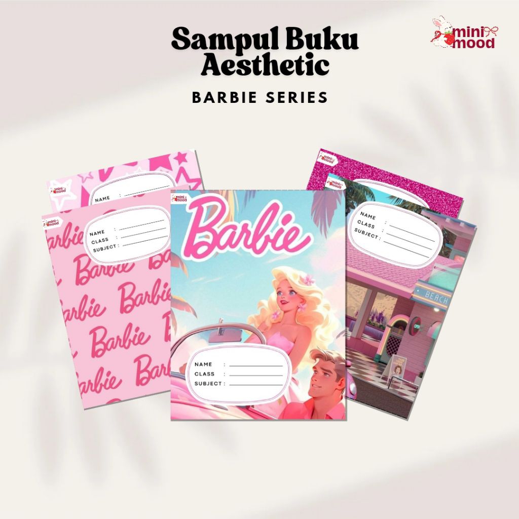 

Minimood.co | [ISI 6LEMBAR] Sampul Buku Aesthetic - Barbie Series | Sidu Standar Cover Book Lengkap Anak TK SD SMP SMA SMK Lengkap Lucu Kartun