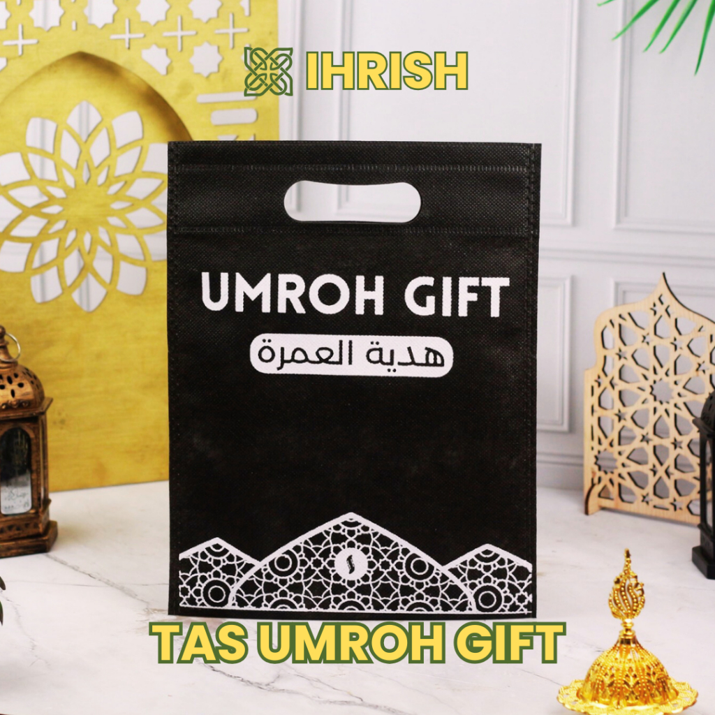 Ihrish - Tas Oleh Oleh Umroh | Tas Istimewa Souvenir Snack Umroh | Kemasan Unik | Umroh Gift