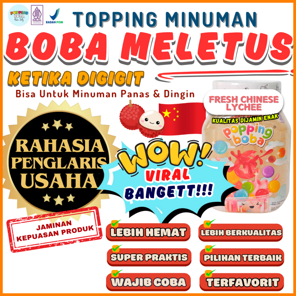 

PoppingBobaMeletusDimulutCocokDengan MAXFOOD Bubuk Es Krim Ice Cream Powder - Popping Boba 500 Gram | Cocok Untuk Semua Jenis Minuman