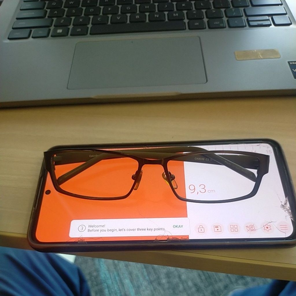 Kacamata Ceka Titanium preloved sesuai foto