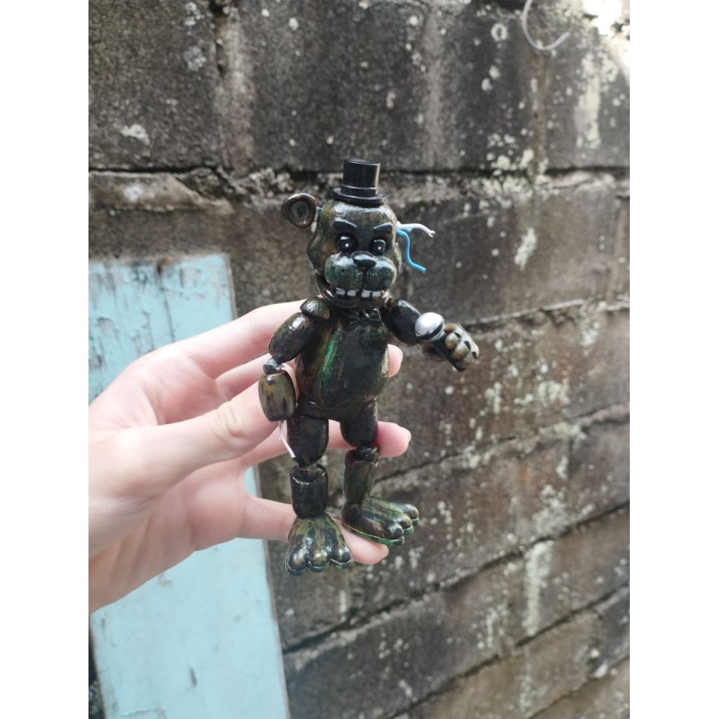 FIGURE FNAF,CUSTOM PHANTOM FREDDY ,FUNKO FIGURE