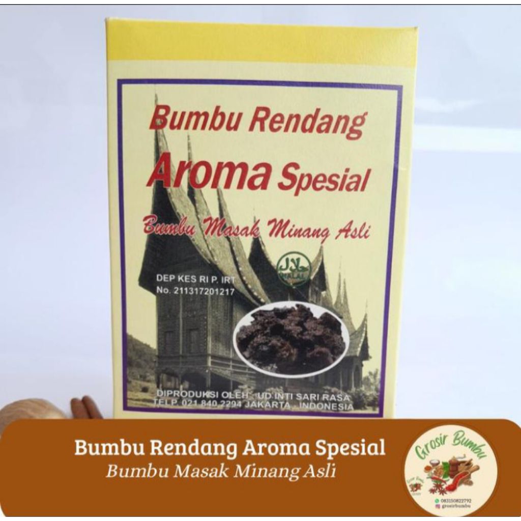

bumbu rendang aroma 1kg/ bumbu masak minang