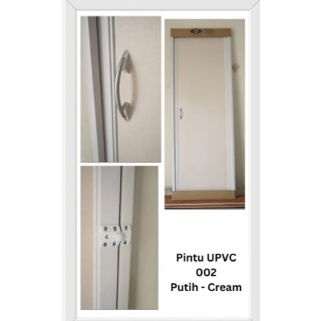 DS 1 SET Pintu UPVC BOARD kamar mandi minimalis