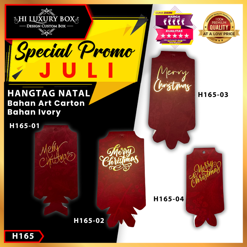 

Hangtag Natal/Hangtag Merry Christmas/Aksesoris Natal/Hiasan NatalH165