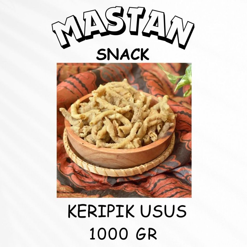 

[1kg] Kripik Usus Ayam Ori Super Krispi Camilan Khas