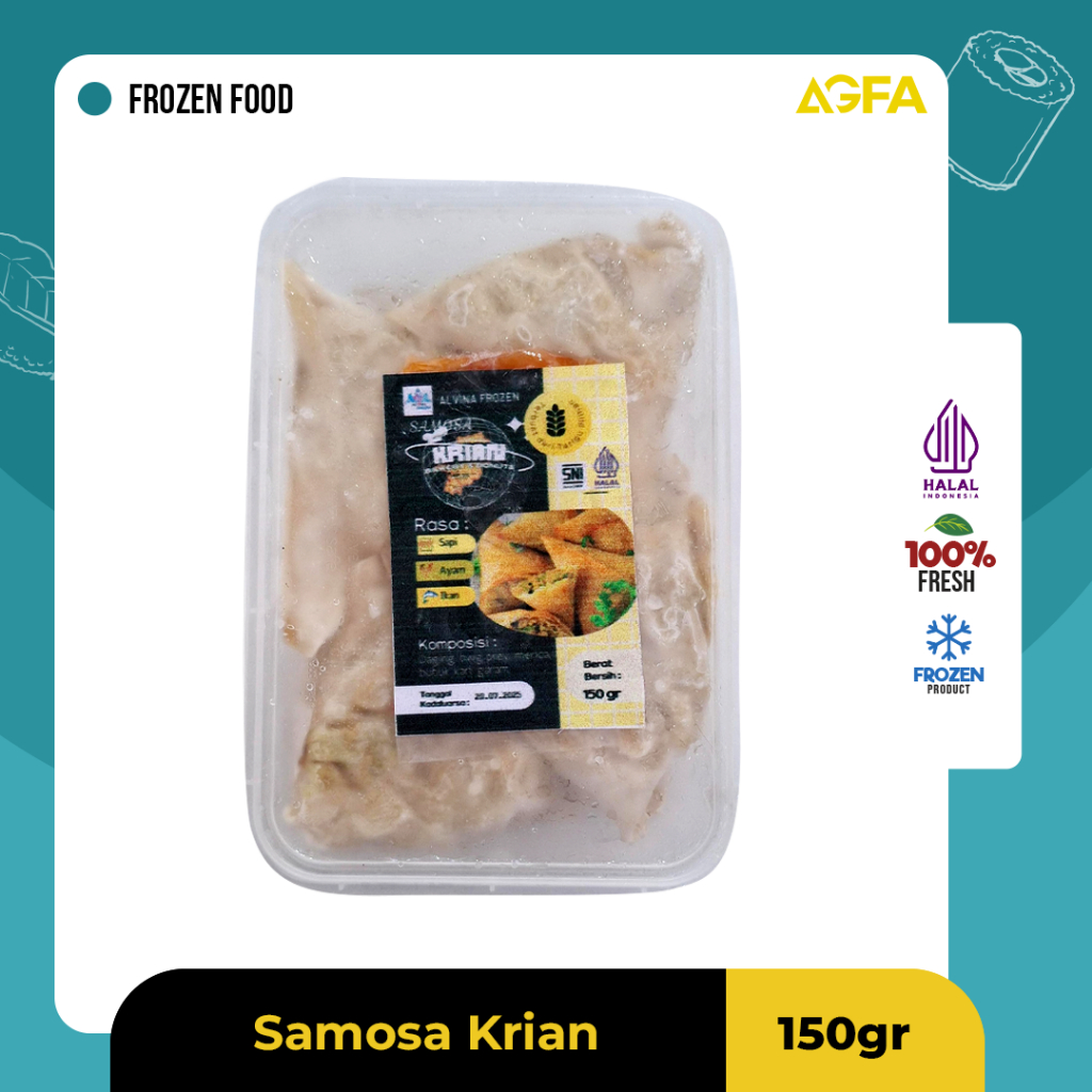 

SAMOSA KRIAN / SAMOSA LEZAT / SAMBOSA / Samosa Frozen / Camilan Renyah Siap Goreng
