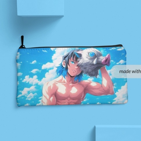 

PENCIL CASE ANIME KIMETSU NO INOSUKE / TEMPAT PENSIL I INOSUKE / DEMON SLAYER