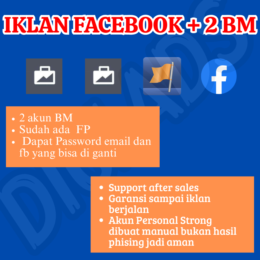 AKUN FB PERSONAL + 2 BM + FANSPAGE