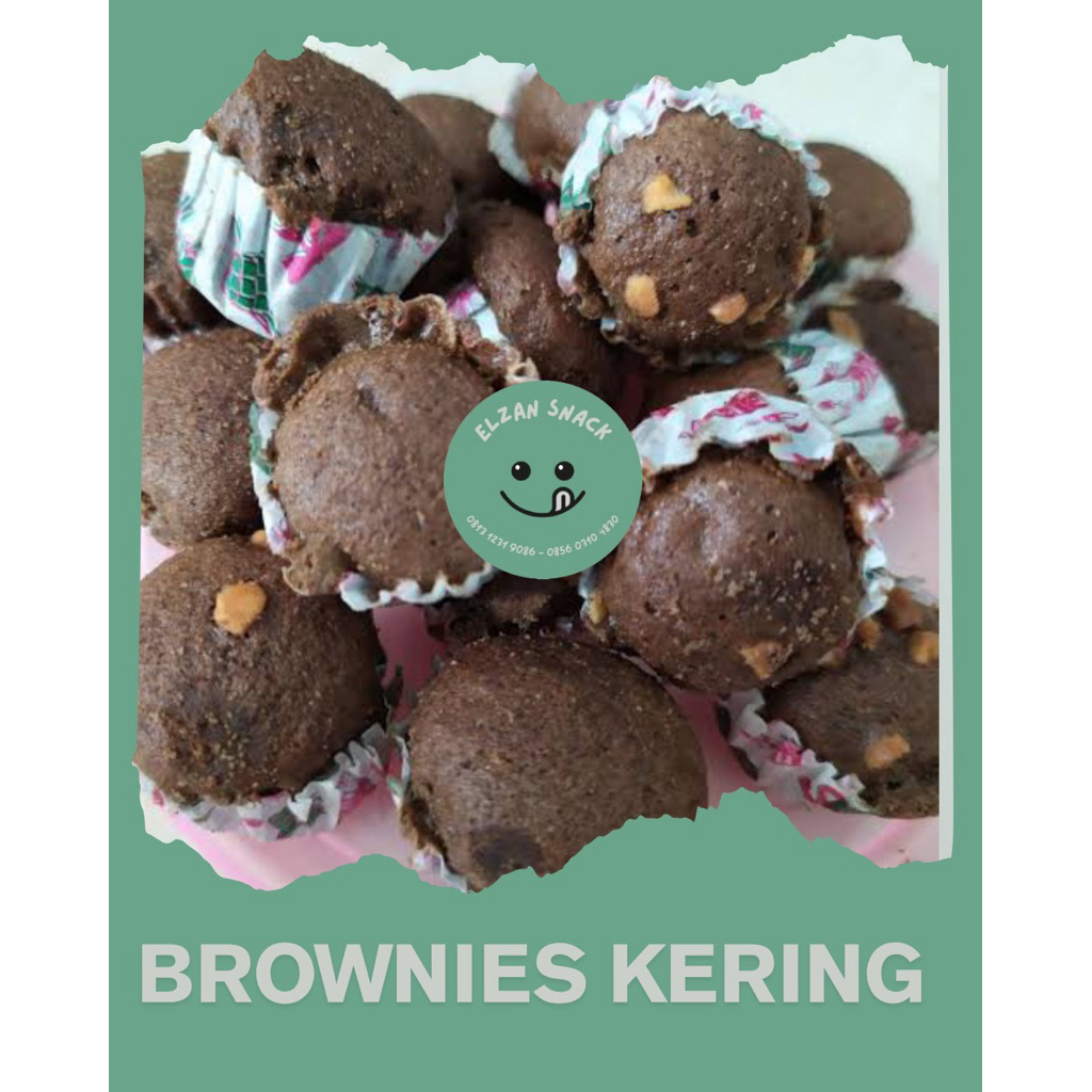 

Brownies Kering Mini / Kue Kering By Elzan Snack