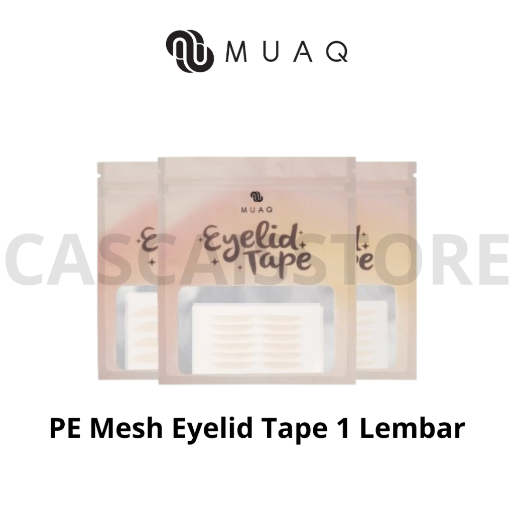 MUAQ PE Mesh 1 Lembar Eyelid Tape Mata Jaring Polieter Tersedia Dalam Berbagai Ukuran
