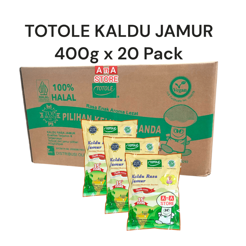 

Totole Kaldu Jamur 400 Gram 1 Dus Isi 20pack