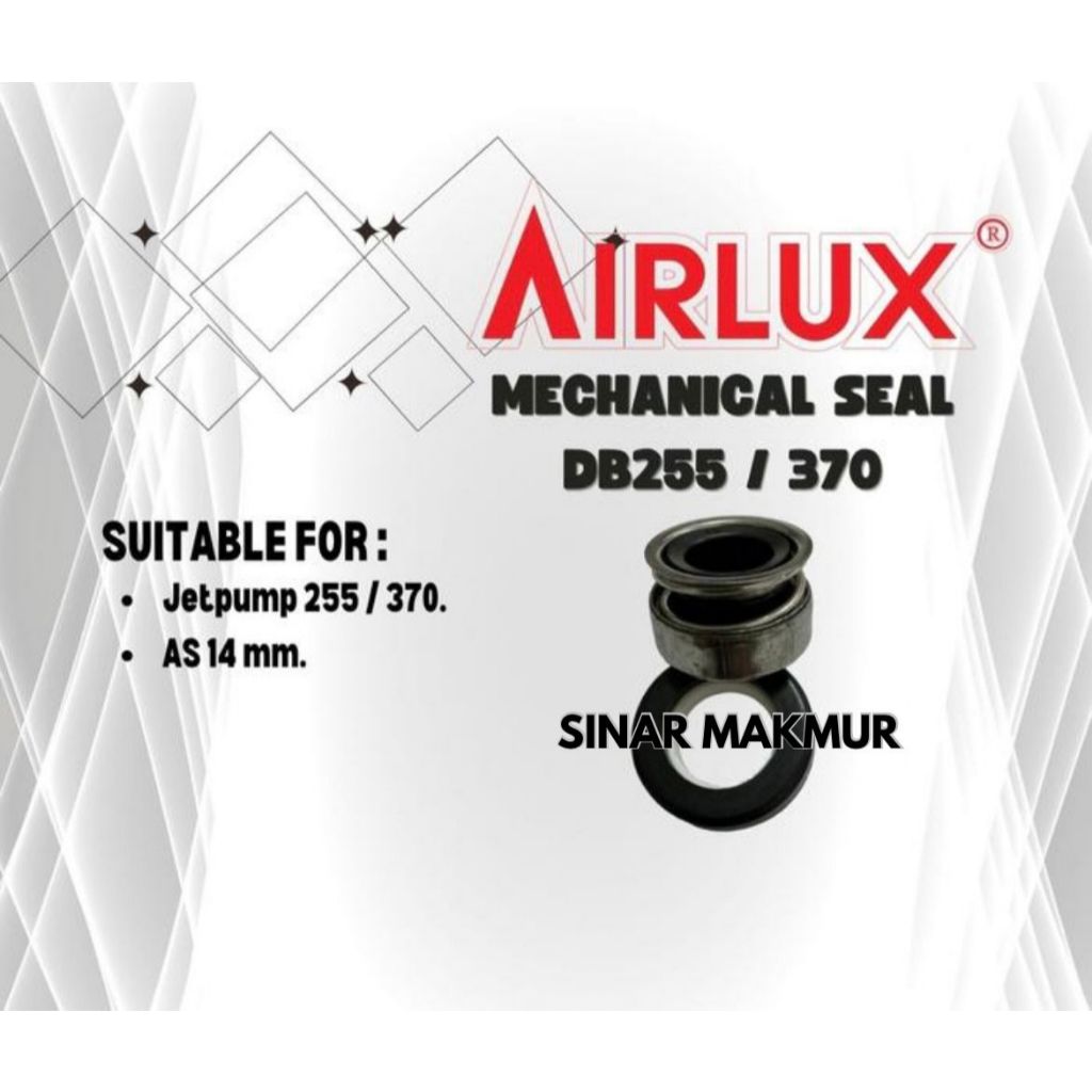 Mechanical Seal DB255/370 merk Airlux