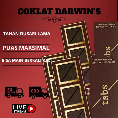 

tabs chocolate dark chocolate for couple nyalakan kemesraan 1 box