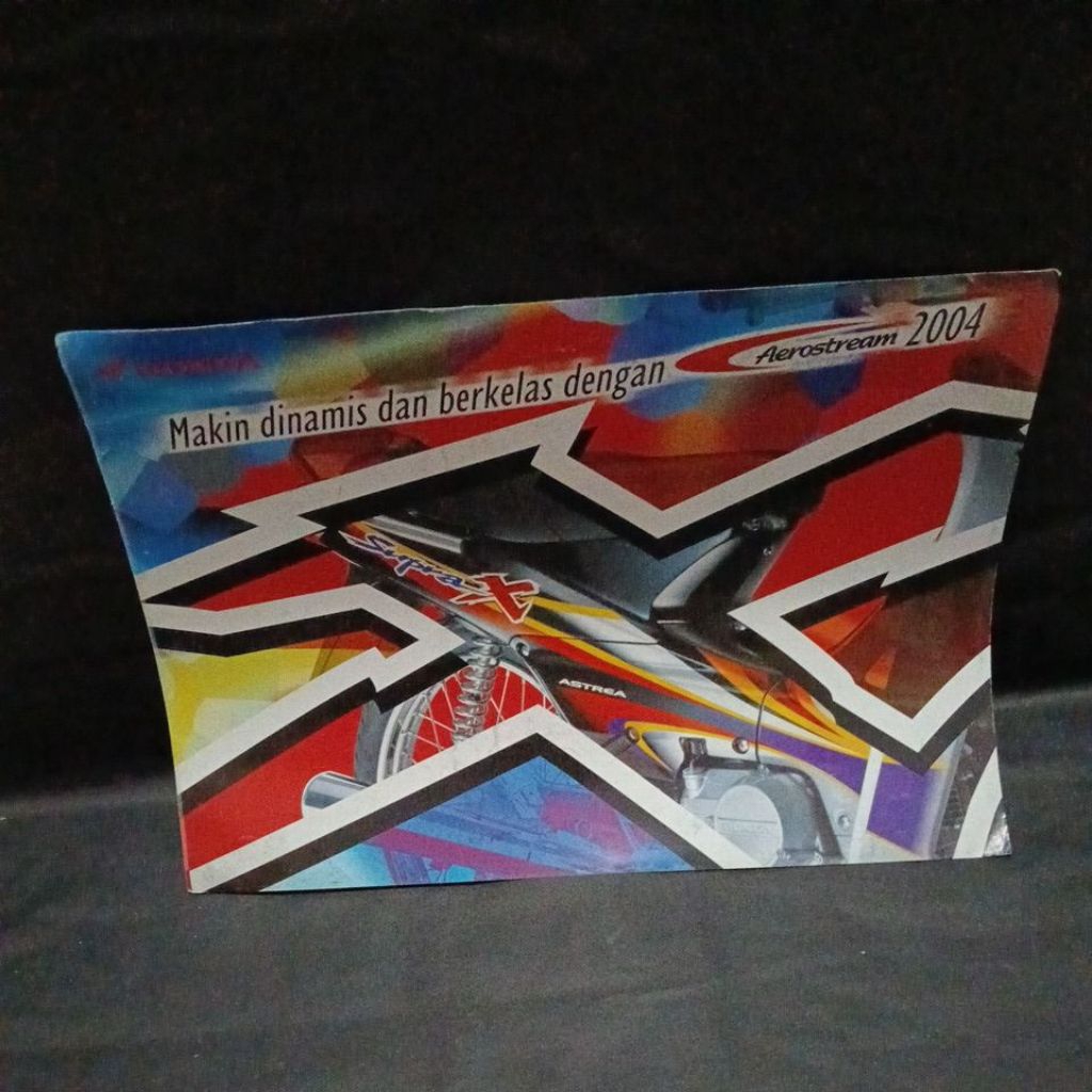 poster brosur leaflet Honda Astrea Supra x