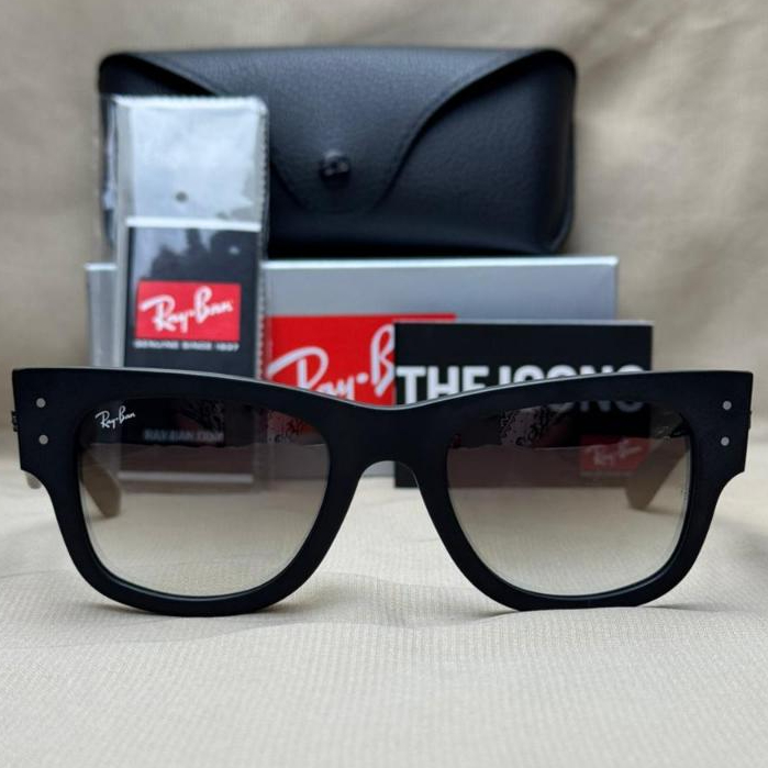 Kacamata Rayban Mega Wayfarer Liteforce RB4840s 601S/T3 Black Doff Lens Gradient Original