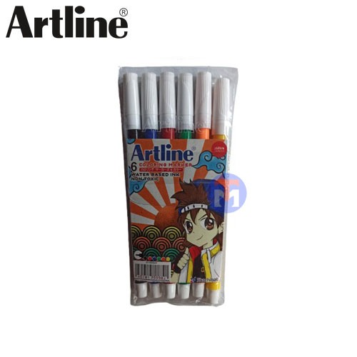 

Spidol Artline 6 Warna