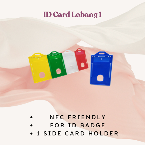 

Card Holder/Card Case Lobang 1/ID Card Cover Type 103/Name Tag Holder