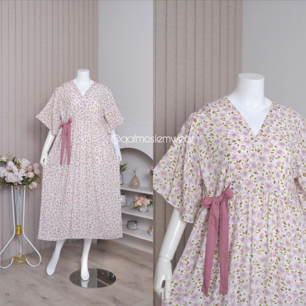 Daster Kimono | Daster Panjang Semata kaki Daster Korea Jumbo Motif Cantik Rayon Premium