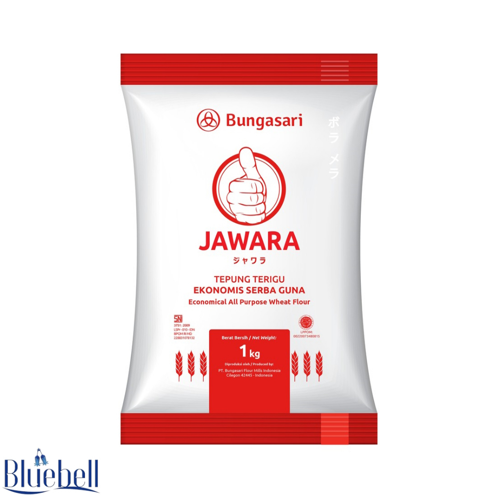 

Jawara Tepung Terigu Serba Guna Protein Rendah 1Kg
