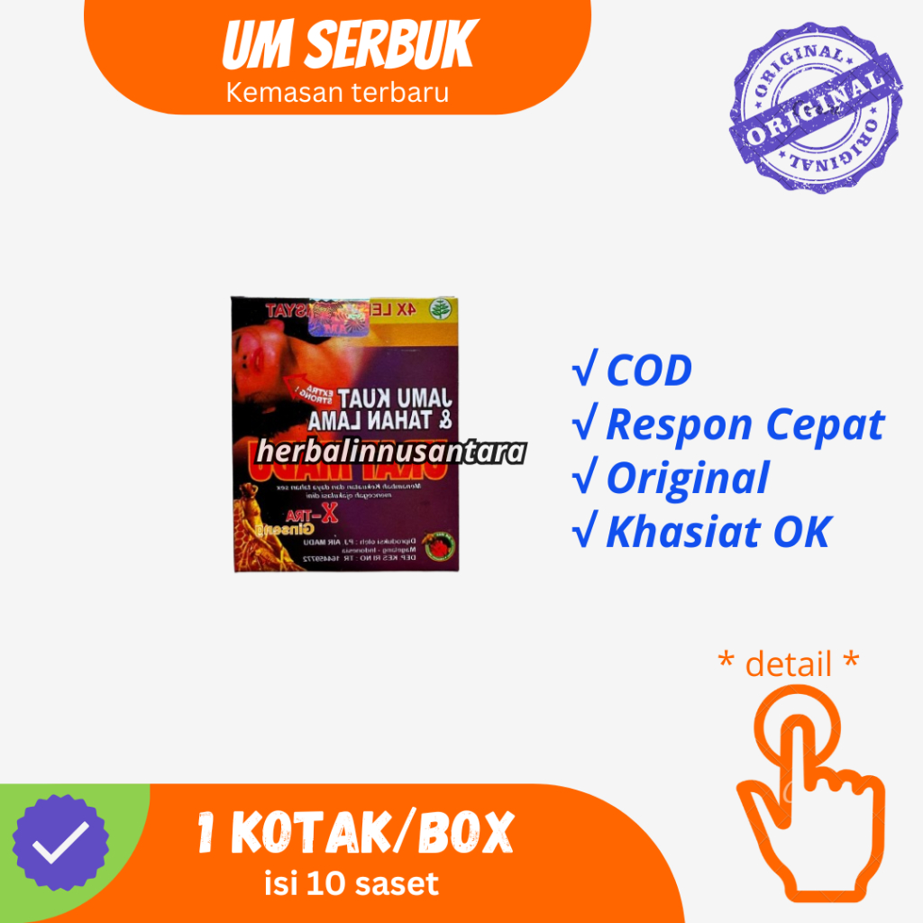 

Jamu Ampuh Original UM S SERBUK ORIGINAL