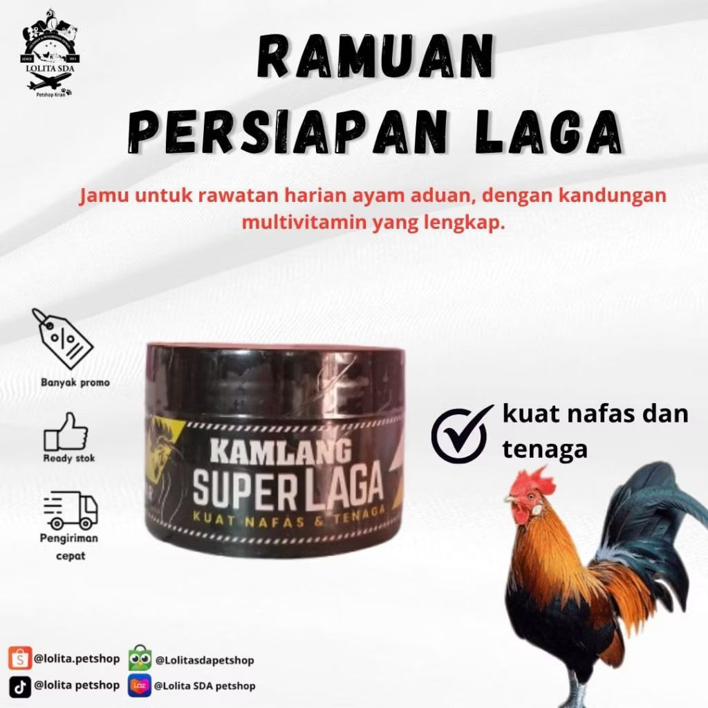 kamlang Super Laga obat untuk ayam