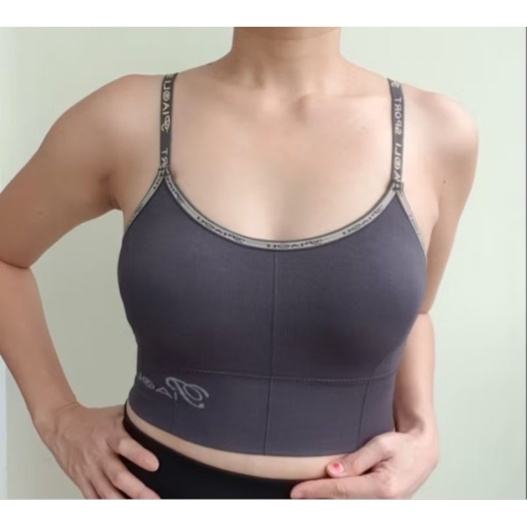 Piaoli Bra Sport Olahraga Piaoli 5577 Kembem Wanita Seamless Miniset Sport Bra Busa
