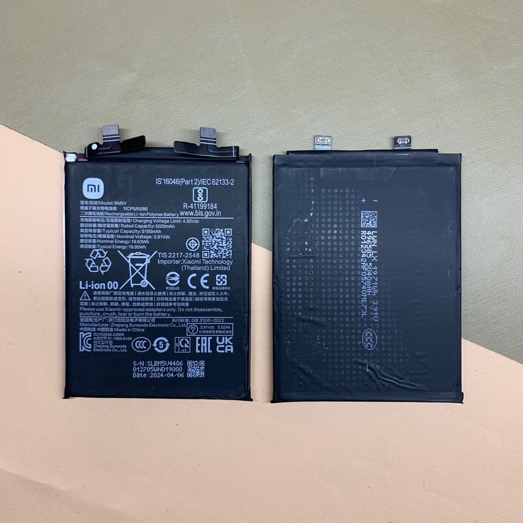BATERAI BATTERY BATRE BATERAY BM5V XIAOMI REDMI NOTE 13 PRO 5G ORIGINAL COPOTAN