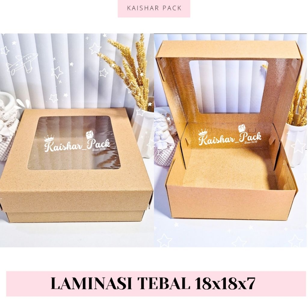 

KAISHAR - KARDUS LAMINASI 18X18X7 / PIECES