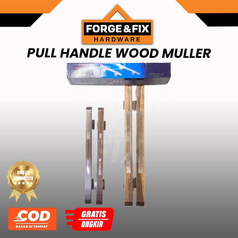 MULLER Pull Handle Gagang Tarikan Pintu Kayu Kupu Tarung Wood