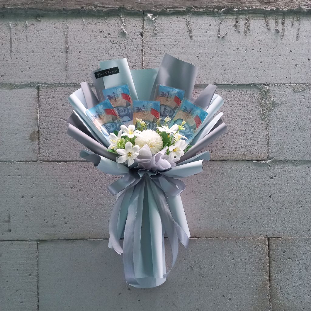READY  JASA RANGKAI Buket 5 Lembar Kosongan Bunga Artificial