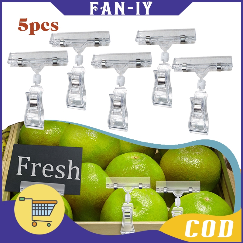 

Jepitan Harga Price Tag / Penjepit Label Transparan / Rotatable 360° Untuk Supermarket