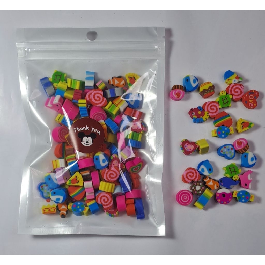 

PENGHAPUS MINI ISI 100PCS / PENGHAPUS LUCU karakter/ GIFT LUCU