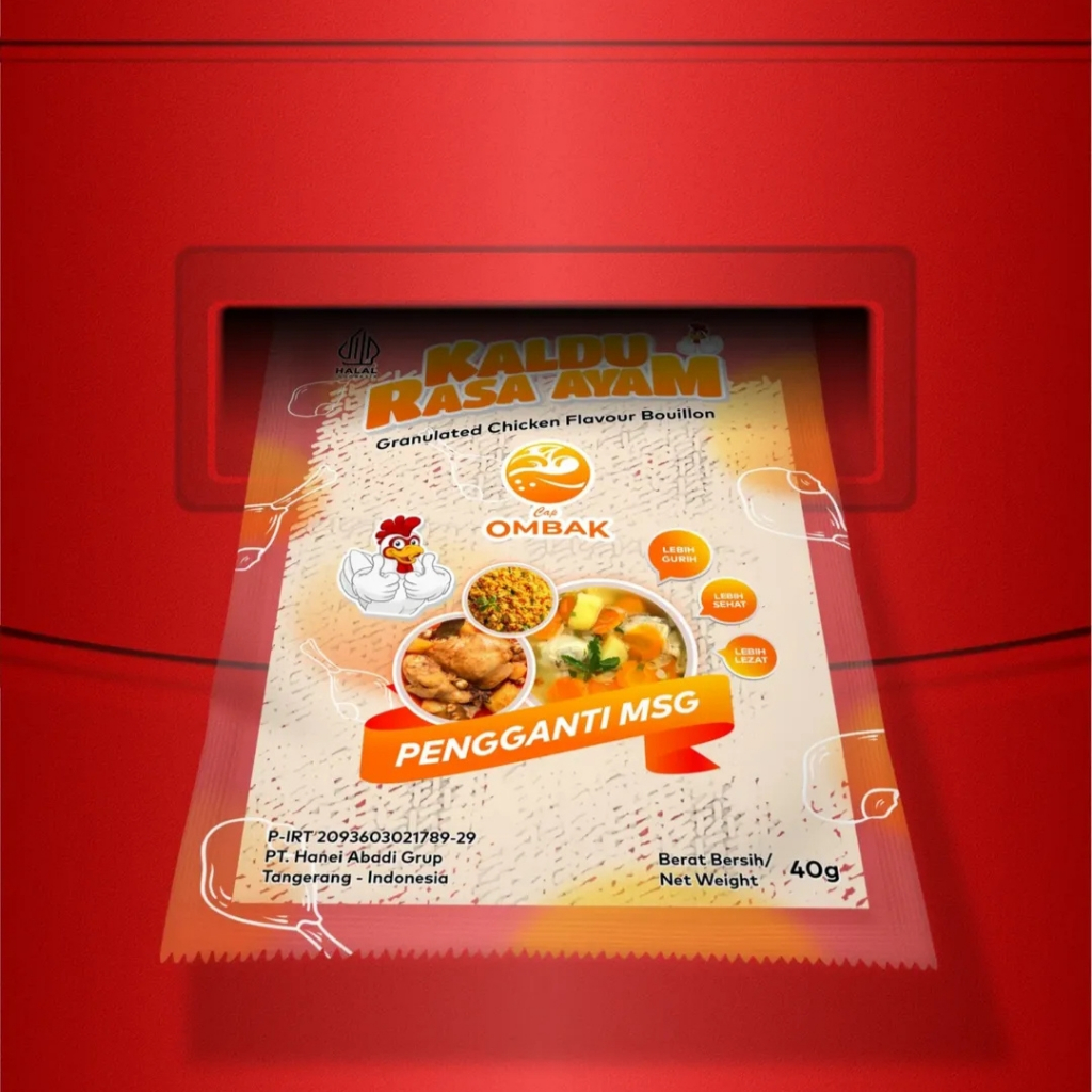 

[4 PCS] Ombak kaldu ayam & kaldu jamur 40gr