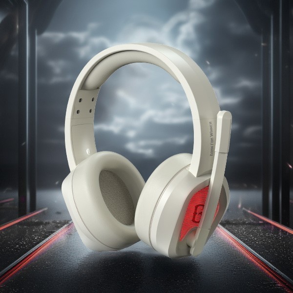 Headset GAMEN Shadow II Gaming Bluetooth - Creamy White