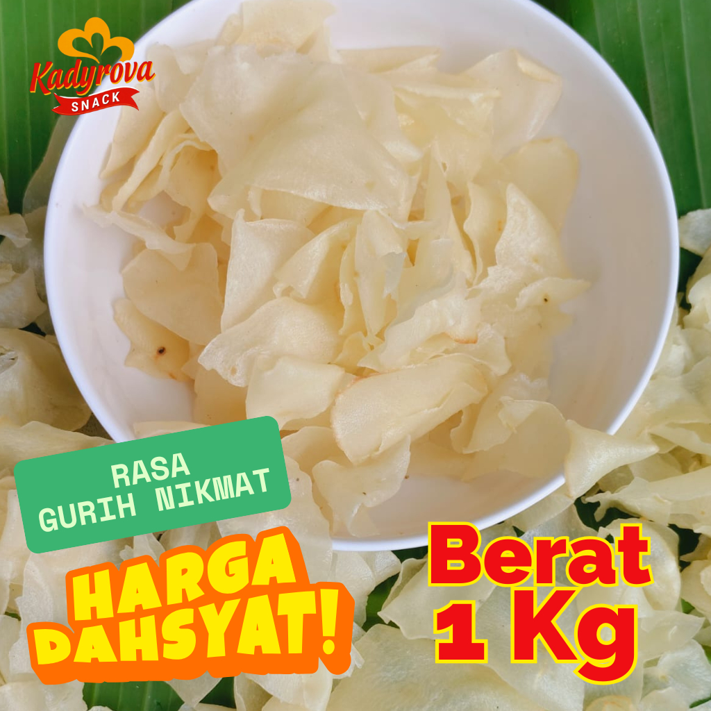 

Keripik Singkong Asin Gurih Nikmat Berat 1 Kg Termurah Berkualitas