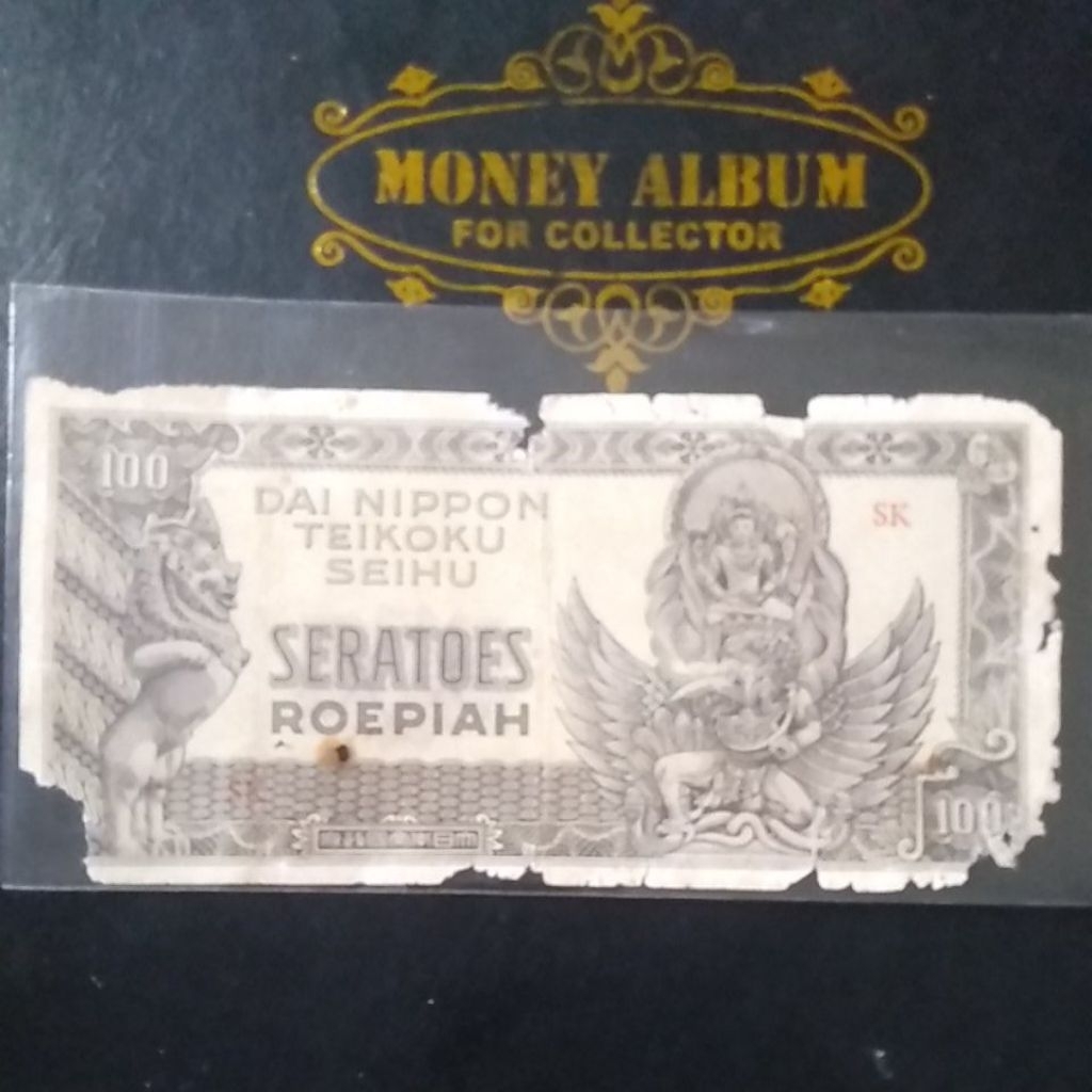 UANGKUNO 100 RUPIAH DAINIPPON THN1943