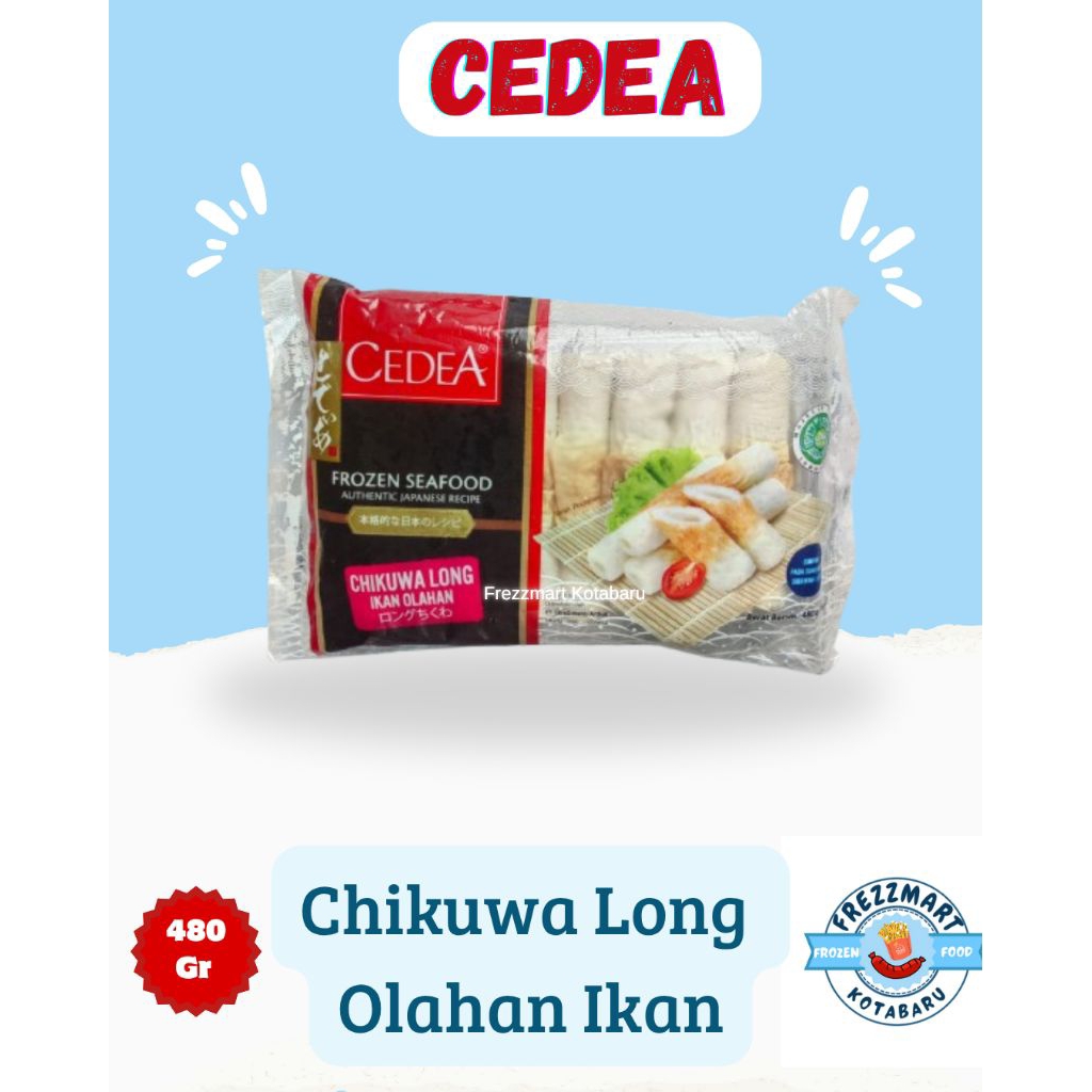 

CEDEA Chikuwa Long / Olahan Ikan 480 Gr / Frezzmart Kotabaru