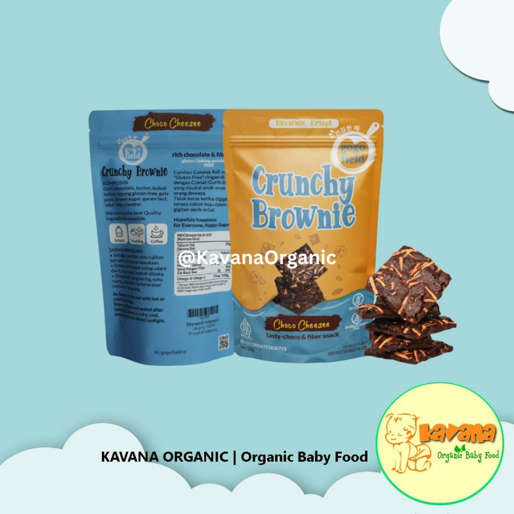 

Gogofield Crunchy Brownie 50gr (Choco Cheese)