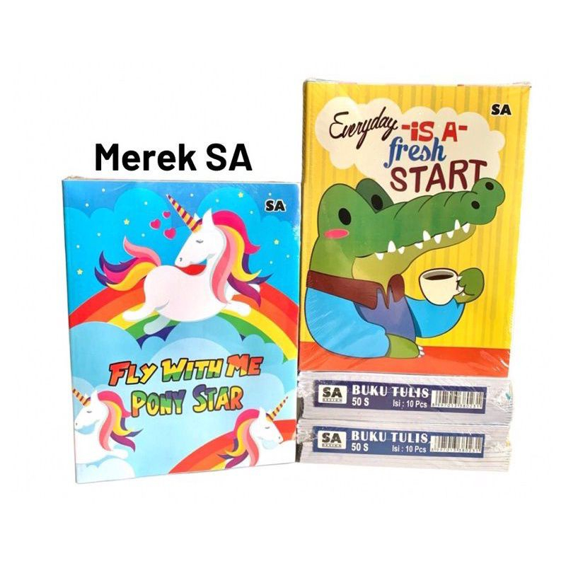 

(1Pack:10Pcs) Buku Tulis isi 50 Lembar Termurah! Best Seller / Buku Tulis Sekolah Murah Bergaris LB / STANOV / SA / SP isi 50 Lembar 10 Buku / Buku Tulis Murah 50 LB / STANOV / SP / SA
