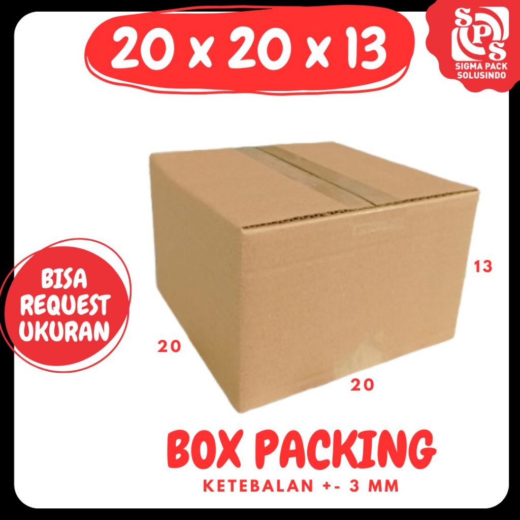 

Kardus 20x20x13 A1 Packing Olshop Dus Kotak Kemasan Box Topi Boneka Minyak Madu Parfum Zigma Box