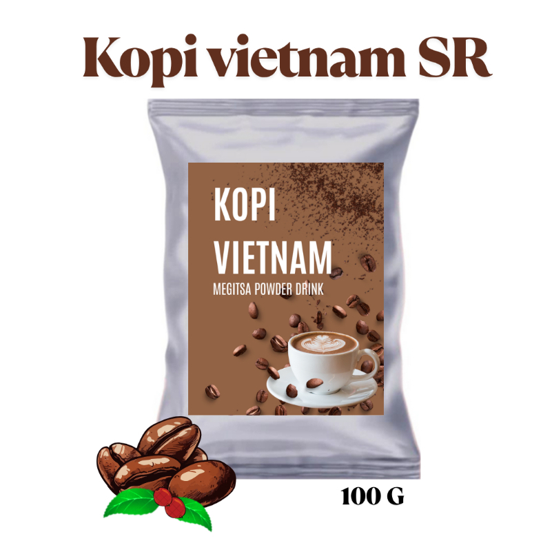 

Kopi Instan Vietnam SR Tanpa Ampas 100 g