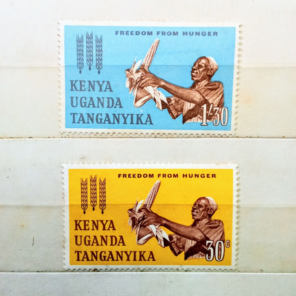 

Prangko Koleksi Filateli Kenya, Uganda dan Tanganyika 1963 Freedom From Hunger