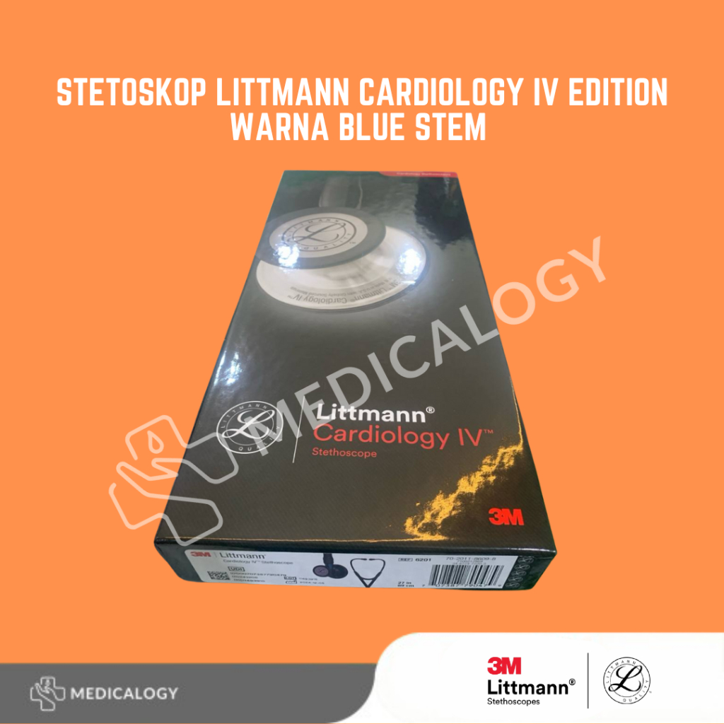 Stetoskop Littmann Cardiology IV Edition Warna Blue Stem
