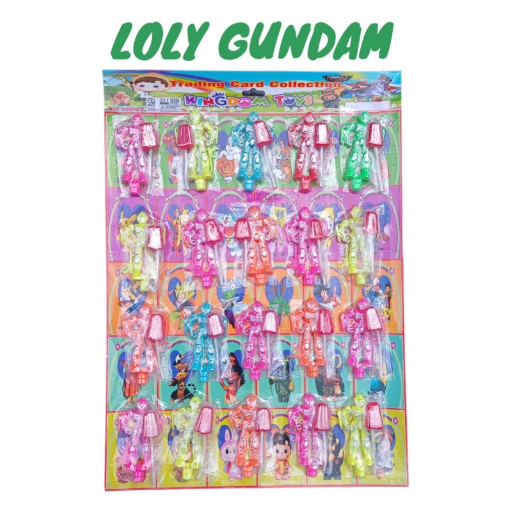 

PERMEN lolypop Permen loly GUNDAM | LOLY GUNDAM ISI 20 PCS